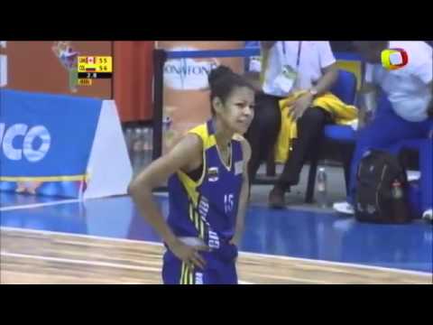 Canadá x Colombia últimos segundos no basquete feminino do Pan 2011