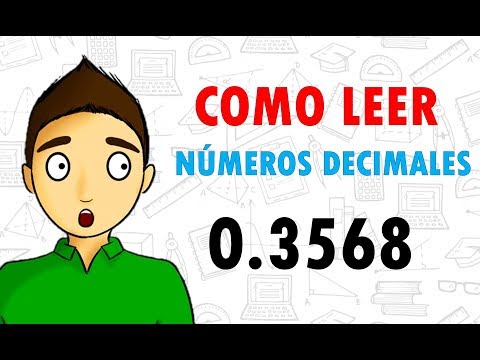 COMO LEER NÚMEROS DECIMALES Super Facil - Para Principiantes