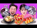 꼰대희vs헤이지니 어른음식 vs 어린이음식 챌린지 요즘은 어떤 음식이 유행할까 l real food challenge