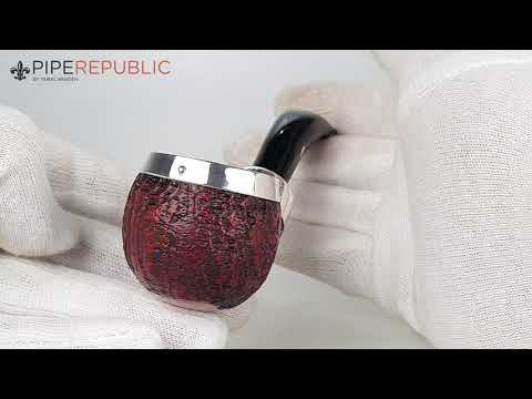 Peterson Silver Cap Pfeifen Modell 03 sandgestrahlt Einzelstück