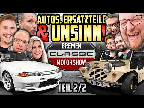 Das TEAM auf dem TEILEMARKT! - Bremen Classic Motorshow 2026 (Teil 2/2) - Wird ein AUTO gekauft?!