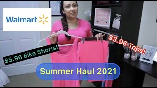 Walmart Summer Clothing Haul | Shorts size 14/XL | Bike Shorts | Tops