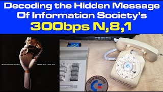 Decoding the Hidden Message of Information Society&#39;s &quot;300bps N,8,1&quot; on a C-64