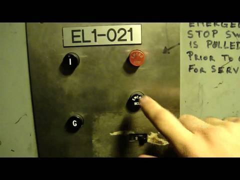 Old Haughton Hydraulic Freight Elevator @ Todd Union Building University of Rochester NY