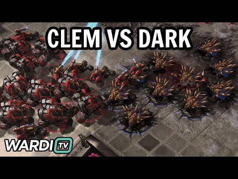 INSANE LURKERS! - Clem vs Dark (TvZ) - WardiTV Winter Championship [StarCraft]