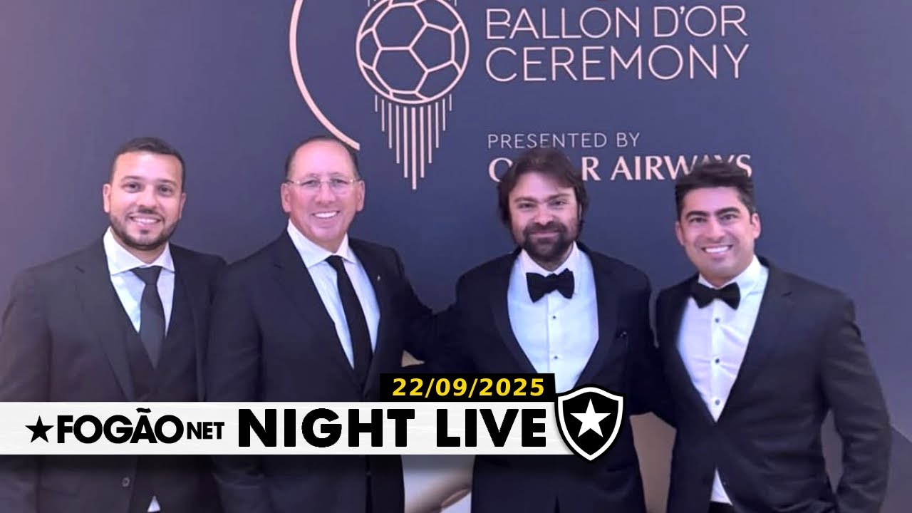 NIGHT LIVE | Sem a Bola de Ouro, Botafogo pode ter reforços internos contra o Grêmio NIGHT LIVE | Sem a Bola de Ouro, Botafogo pode ter reforços internos contra o Grêmio