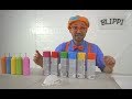 Blippi Painting Giveaway Learn Colors With Paint