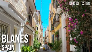 Blanes Town, Costa Brava, Catalonia - 🇪🇸 Spain [4K HDR] Walking Tour