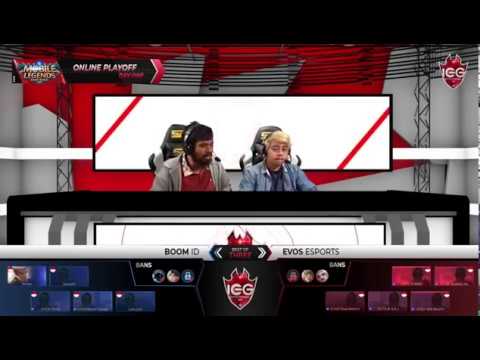 EVOS VS BOOM ID | IEG 2018 | MATCH 2 | MOBILE LEGEND