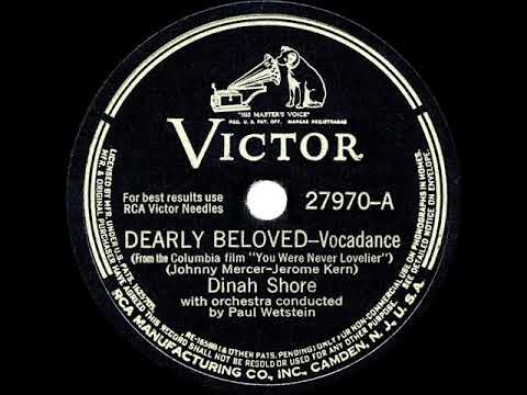 1942 HITS ARCHIVE: Dearly Beloved - Dinah Shore