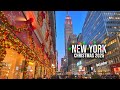 NYC Christmas Walk 2025 Macys Holiday Decoration Bryant Park Christmas Market NYC 4K Holiday Walk