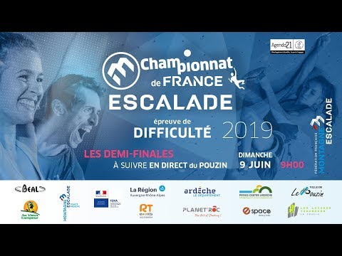 Championnat de France de difficulté 2019 - Demi-finales - Le Pouzin