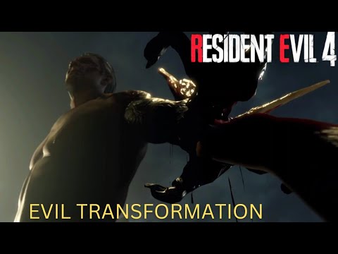 Resident Evil 4 Remake - The Monster Transformation Scene 4K