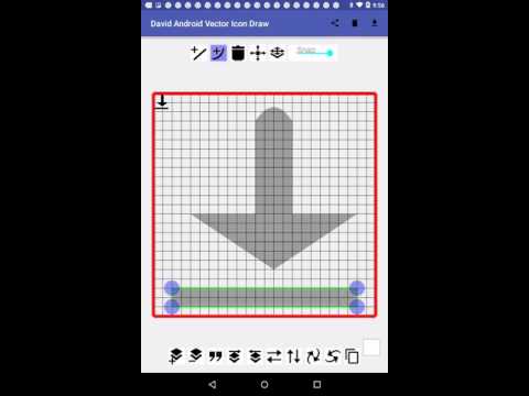 DAVID Android Vector Icon Draw Video