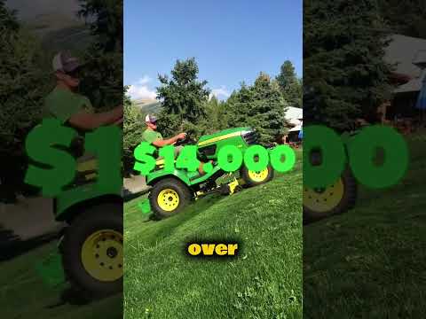 John Deere X758 clearing snow like a beast ❄️💪