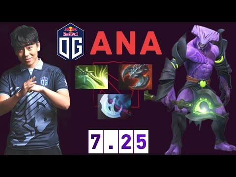 ANA (OG) NEW FACELESS VOID patch 7.25 / Dota 2 pro Replays