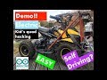 DEMO Electric Kid S Quad Line Following Obstacle Detection And Autonomous