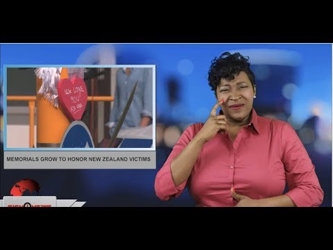 Memorials grow to honor New Zealand victims (ASL- 3.16.19)