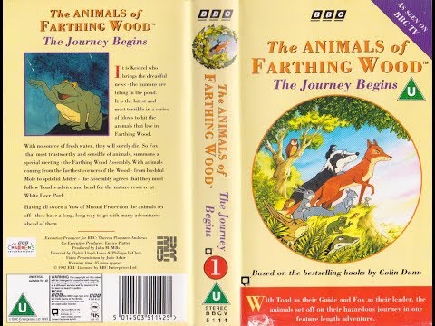 The Animals of Farthing Wood: The Journey Begins (1993 UK VHS)