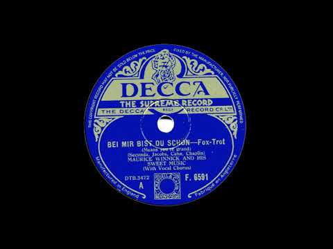 Maurice Winnick and his sweet music -  Bei mir bist du schon