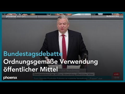 Bundestagsdebatte zur ordnungsgemäßen Verwendung öffentlicher Mittel am 01.12.23
