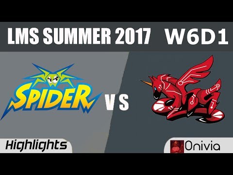 WS vs AHQ Highlights Game 2 LMS 精華 夏季職業聯賽 2017 MÙA HÈ Wayi Spider vs AHQ Esports