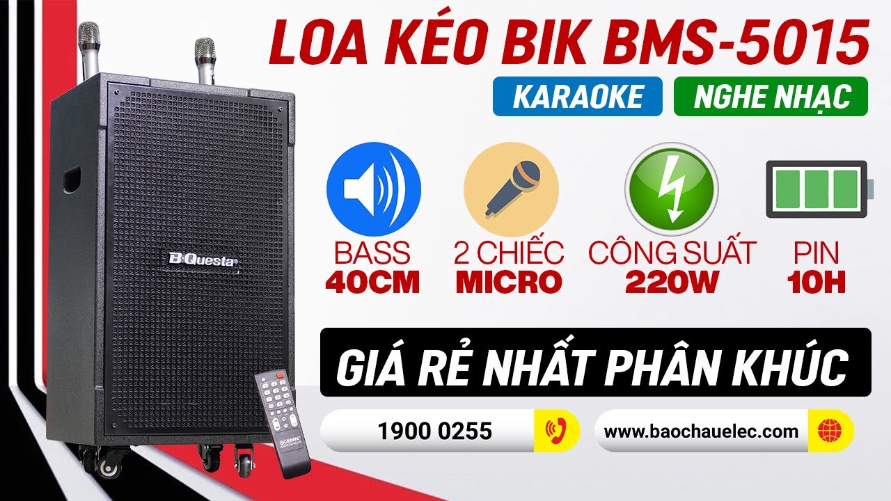 Loa kéo bass 40 BIK BMS 5015