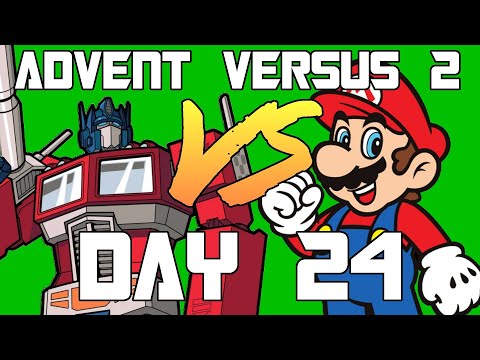 Advent Versus Day 24: Transformers VS Super Mario
