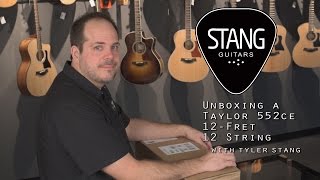 Video thumbnail for Unboxing a Taylor 552ce 12 fret 12 string by Stang Guitars