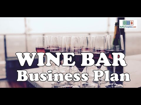 WINE BAR BUSINESS PLAN - Template with example & sample