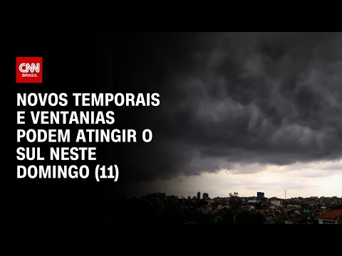 Temporais provocados por ciclone extratropical causam problemas no Sul | CNN PRIME TIME