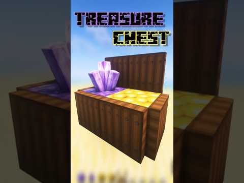 🔥 INSANE MINI BUILD HACK! Create Treasure Chest in Minecraft! #shorts