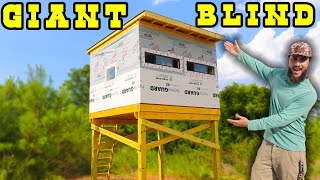 BUILDING THE ULTIMATE 10 X 10  DEER BLIND | MASSIVE