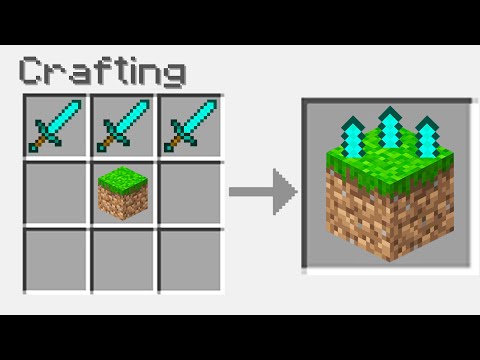 Crafting Illegal Blocks in Minecraft - Insane!