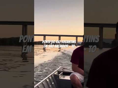 Ponte do rio Tocantins na cidade de São Salvador Tocantins