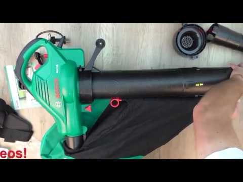 Unboxing and how to assemble BOSCH ALS 25 Garden vacuum & leaf blower - Bob The Tool Man