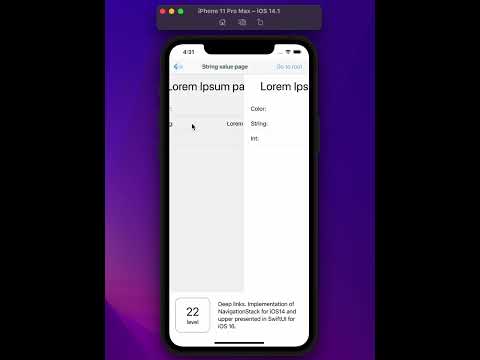 SwiftUI iOS14 NavigationStack