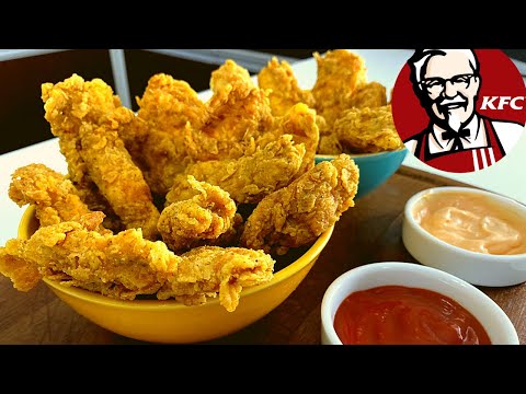 KFC Fried Chicken Strips | Crispy and Crispy