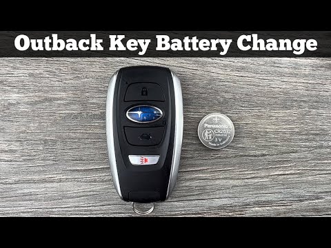 2015 - 2023 Subaru Outback Key Fob Battery Replacement - How To Change Replace Remote Batteries DIY
