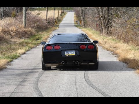 2002 Corvette Corsa Sport Exhaust. Cold Start and Revs