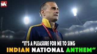 I Know Lyrics Of Indian National Anthem: Romanian Defender Lucian Goian | ISL 2018-19 | Sportskeeda