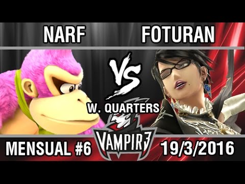 [Vampir3 Mensual #6] Narf (DK) vs FotuRAN (Bayonetta) SSB4 Winners Quarters