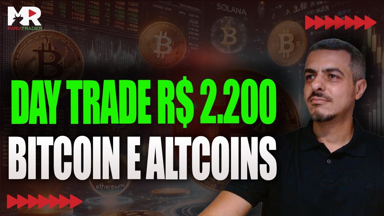 BITCOIN HOJE - Resumo Day Trade R$ 2.220 + Empréstimos Estruturados -  Bitcoin Altcoins e ETFs