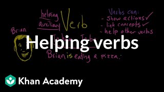 Helping verbs | The parts of speech | Grammar | Khan Academy