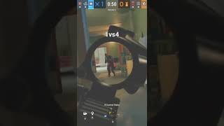 Rainbow six siege 1vs4 clutch #rainbowsixsiege