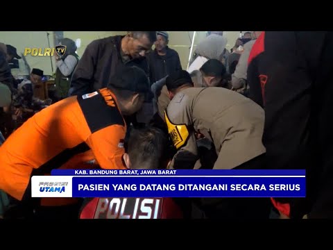 TIM DOKKES POLRES CIMAHI TANGANI KORBAN KERACUNAN MBG YANG ALAMI KEJANG
