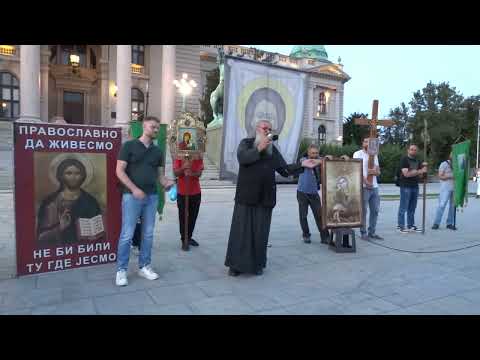 479-та Литија (3) - Народ плаћа грехе владара, Србија је глобалистички експеримент безакоња