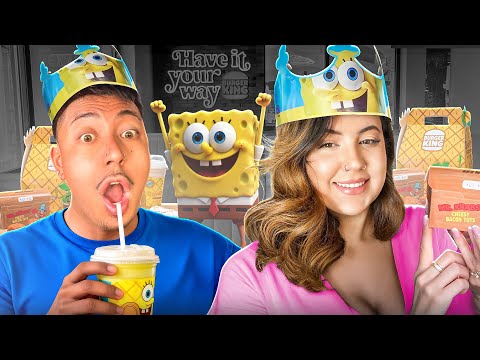 OUR HONEST REVIEW ON SPONGEBOB MEAL FROM BURGER KING 🤔