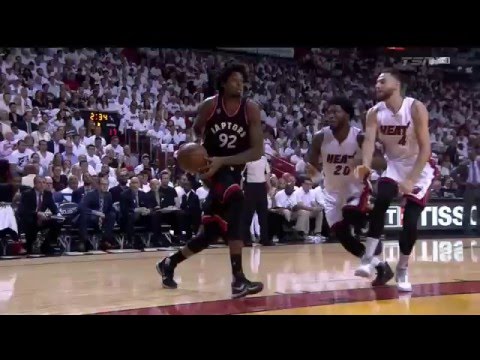 Raptors Highlights: Bebe's Baseline Slam - May 9, 2016