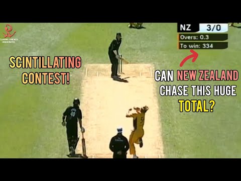 Can New Zealand Chase 336 Runs? | New Zealand V Australia | 2nd ODI 2007 Full Highlights
